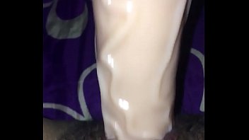 My wife with 14 inch dildo
