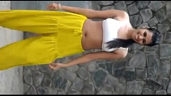 hot dance  girl on bra and salwar