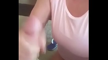 good mother makes a handjob to her son - SEXYWIFE33.COM