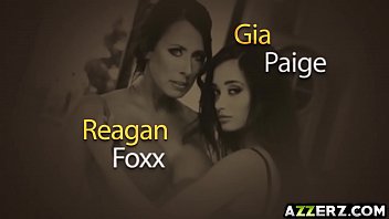 Hot threesome fuck massage with Reagan Foxx