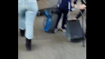 Phat ass at the airport