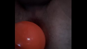 Anal, two orange balls