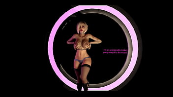 3D VR animation hentai video game  Virt a Mate. A beautiful little buxom elf dances and undresses.