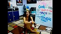 Redhead teen poses nude at TryLiveCam.com